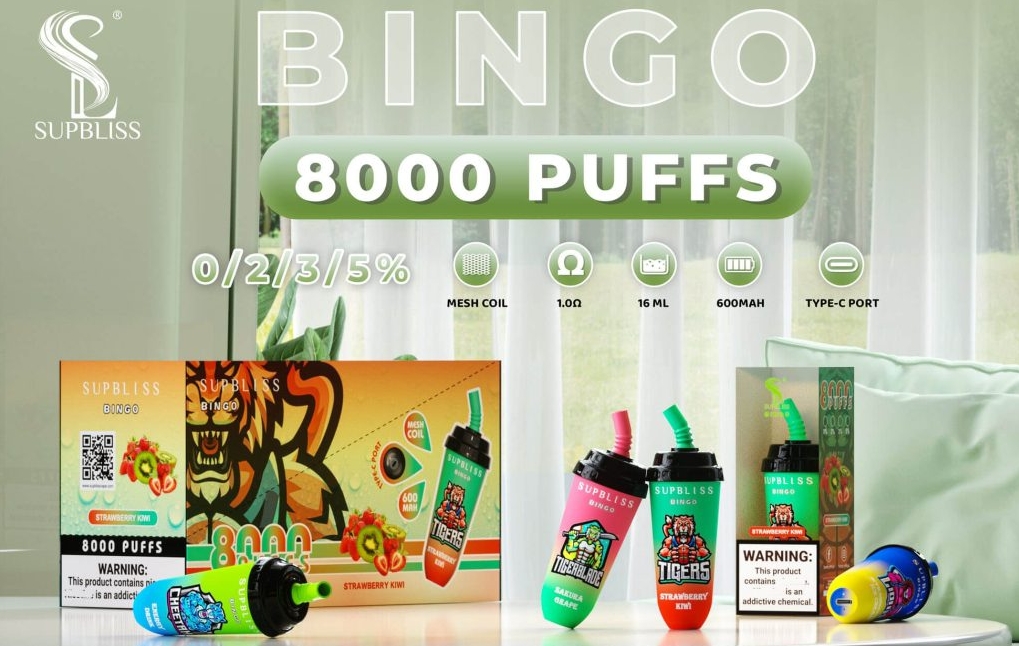 Fumot Supbliss Bingo 8000 Puffs Vape - ar&aacute;ndano: Una experiencia vibrante para los amantes del vapeo en Costa Rica