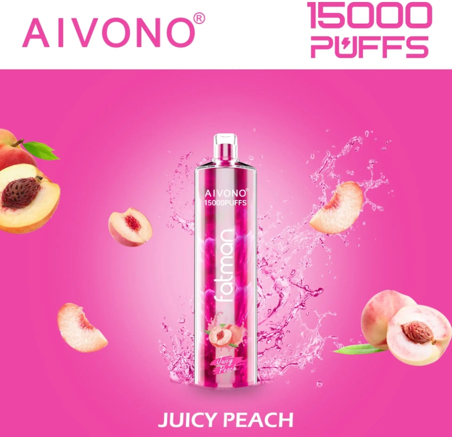 Aivono FATMAN 15000 Puffs Vape - durazno jugoso: Una experiencia de vapeo inigualable en Argentina 2025