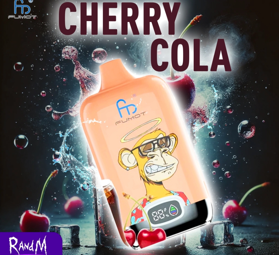 Fumot Original RandM Digital Box 12000 Puffs Vape - cola de cereza: el equilibrio perfecto entre potencia y sabor en Colombia
